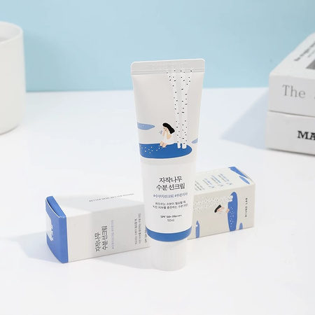 UV protection cream for face Round Lab Birch 50 SPF for day 50 ml