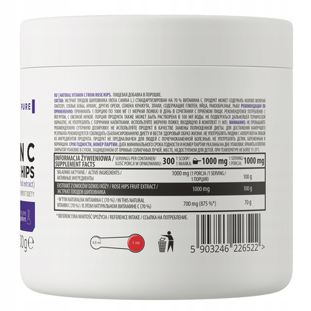 OstroVit dietary supplement Vitamin C from wild rose 300 g