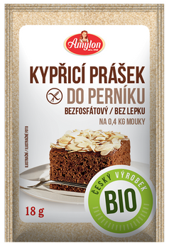 PROSZEK DO PIECZENIA PIERNIKA BEZGLUTENOWY BIO 18 g - AMYLON (PRODUKT SEZONOWY)