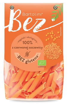 MAKARON PROTEINOWY (Z SOCZEWICY CZERWONEJ)BEZGLUTENOWY BIO 250g - BARTOLINI