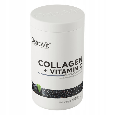 OstroVit COLLAGEN + VITAMIN C 400 G FOR BONE JOINTS Blackcurrant