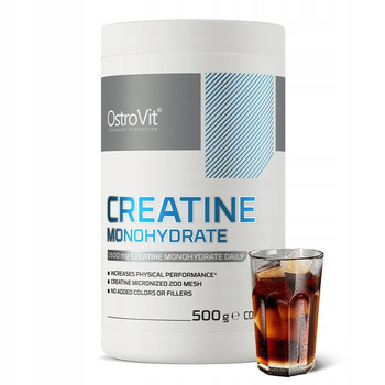 Creatine Monohydrate Flavour COLA - Supports Muscle Mass Growth 500g