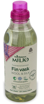 PŁYN DO PRANIA WEŁNIANYCH I JEDWABNYCH UBRAŃ(KONCENTRAT)ECO 900ml (30 PRAŃ)