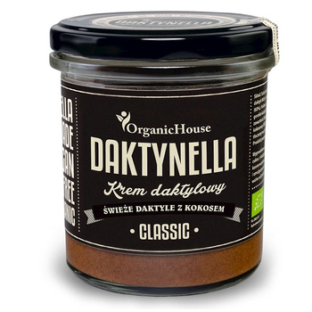 KREM KOKOSOWO - DAKTYLOWY CLASSIC BEZGLUTENOWY BIO 280 g - ORGANICHOUSE