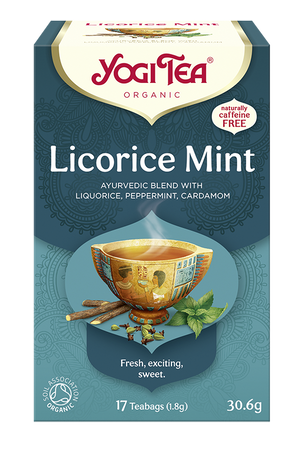 HERBATKA MIĘTA Z LUKRECJĄ BIO (17 x 1,8 g) 30,6 g - YOGI TEA