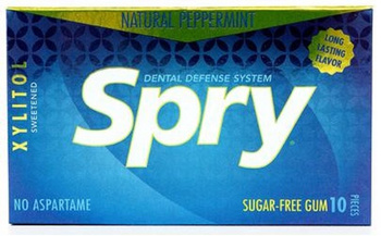 GUMA DO ŻUCIA Z KSYLITOLEM O SMAKU MIĘTY PIEPRZOWEJ BEZGLUTEN(10szt.)12g