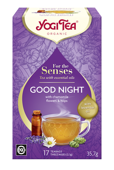 HERBATKA NA DOBRANOC Z OLEJKIEM LAWENDOWYM BIO (17x2,1 g) 35,7g YOGI TEA