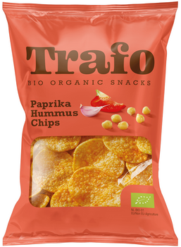 CHIPSY Z CIECIERZYCY PAPRYKOWO - CZOSNKOWE BIO 75 g - TRAFO