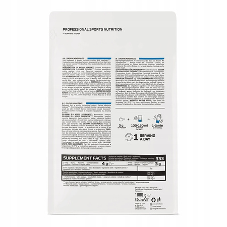 OSTROVIT CREATINE MONOHYDRATE 1000g natural