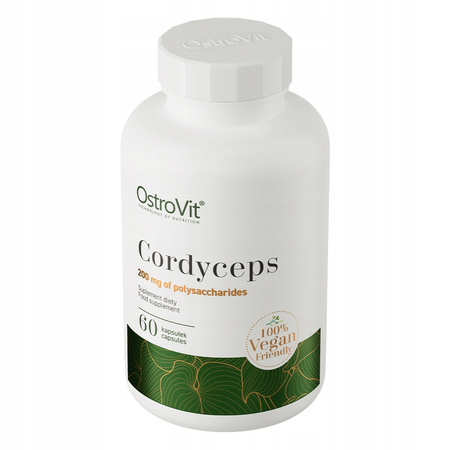 Diet supplement OstroVit Cordyceps VEGE 60 kapsułek 60 pcs