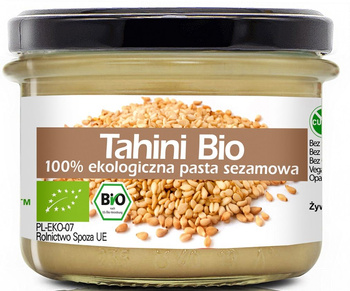 TAHINI (PASTA SEZAMOWA) BIO 180 g - BIOFOOD
