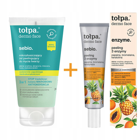 Peeling do twarzy Złuszczające Tołpa 40 ml