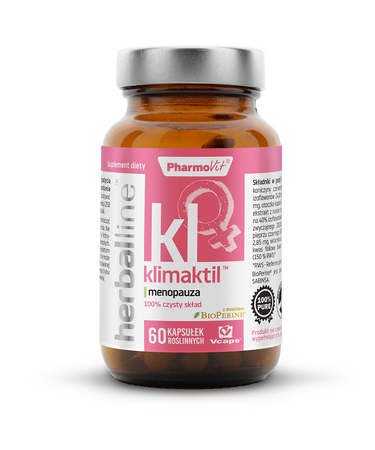 KAPSUŁKI NA MENOPAUZĘ (KLIMAKTIL) BEZGLUTENOWE 60 szt. - PHARMOVIT