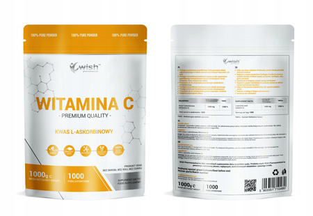 Dietary supplement Wish Pharmaceuticals l-ascorbic acid 1 kg powder
