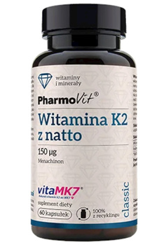 WITAMINA K2 (150 µg) BEZGLUTENOWA 60 KAPSUŁEK - PHARMOVIT (CLASSIC)