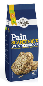 MIESZANKA DO WYPIEKU CHLEBA WIELOZIARNISTEGO BEZGLUTENOWA BIO 600 g