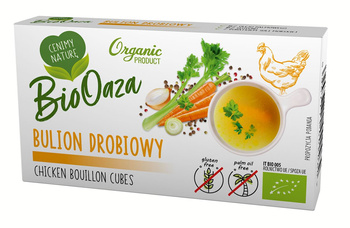 BULION - KOSTKI DROBIOWE BEZ DODATKU CUKRÓW BEZGLUTENOWE BIO (6x11g) 66g