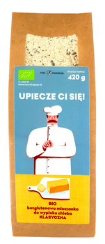 MIESZANKA DO WYPIEKU CHLEBA BEZ DODATKU CUKRÓW BEZGLUTENOWA BIO 420g