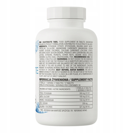 OstroVit Electrolytes 90 tabs POTASSIUM CALCIUM MAGNESIUM SODIUM