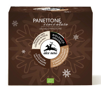 BABKA PANETTONE CIOCCOLATO BIO 750 g - ALCE NERO (PRODUKT  SEZONOWY)