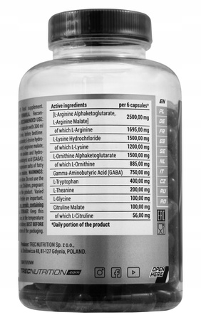 Kapsułki produkt wieloskładnikowy GH UP Trec Nutrition 165 g naturalny