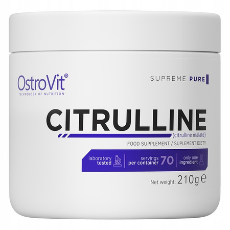 OstroVit pre-workout supplement citrulline mallate natural powder 210 g