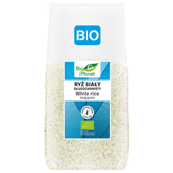 RYŻ BIAŁY DŁUGOZIARNISTY BEZGLUTENOWY BIO 500 g - BIO PLANET