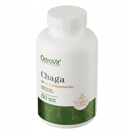 Diet supplement OstroVit OstroVit Chaga VEGE 60 kapsułek capsules 60 pcs