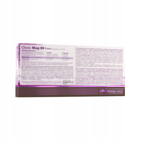 Dietary supplement Olimp Laboratories Chela-Mag B6 Forte capsules 60 pcs.