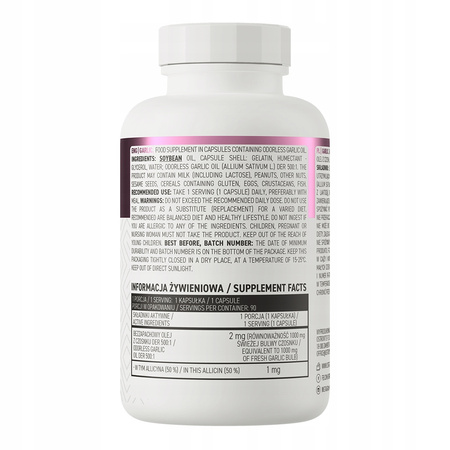 Diet supplement OstroVit Czosnek capsules 20 g 90 pcs
