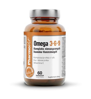 OMEGA 3-6-9 BEZGLUTENOWE 60 KAPSUŁEK - PHARMOVIT (CLEAN LABEL)