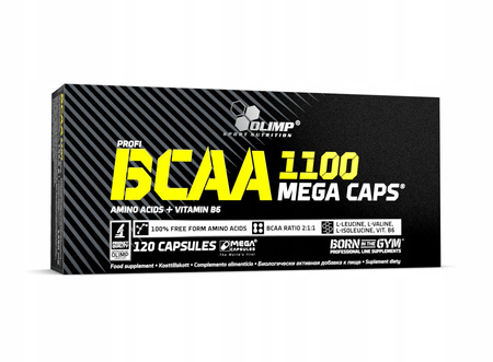 BCAA capsules 1100 Mega Caps Olimp 250 g natural
