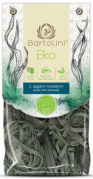 MAKARON(SEMOLINOWY Z ALGAMI MORSKIMI)GNIAZDA TAGLIATELLE BIO 250g BARTOLINI