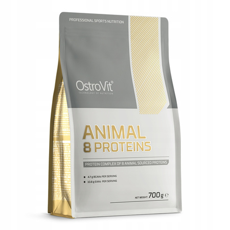 OstroVit Animal 8 Proteins 700 g Whey WPC WPI Protein Isolate Starwberry