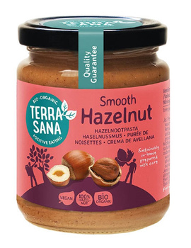 KREM Z ORZECHÓW LASKOWYCH PRAŻONYCH 100 % BIO 250 g - TERRASANA