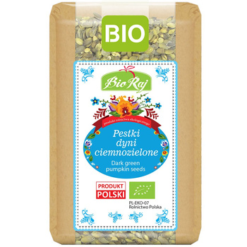 PESTKI DYNI CIEMNOZIELONE BIO (POLSKA) 300 g - BIO RAJ