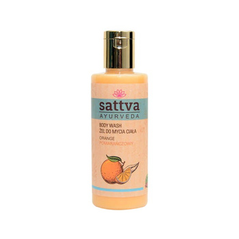 ŻEL DO MYCIA CIAŁA POMARAŃCZOWY 210 ml - SATTVA (AYURVEDA)