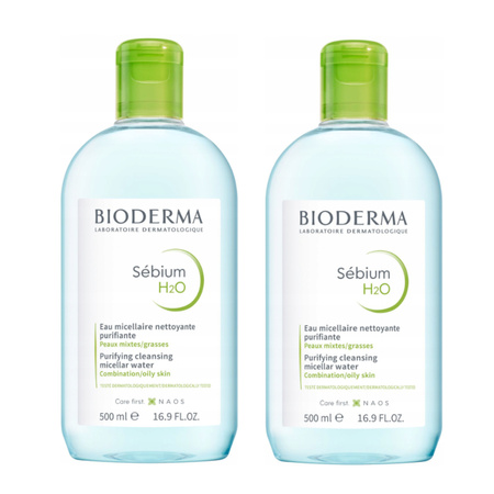 Bioderma Sebium H2O Micellar Liquid for Oily and Combination Skin 500ml