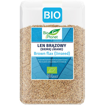LEN BRĄZOWY (SIEMIĘ LNIANE) BIO 2 kg - BIO PLANET