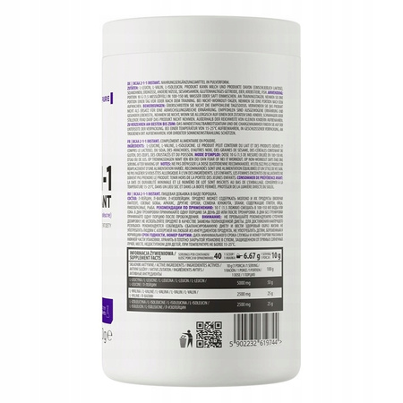 OstroVit Supreme Pure BCAA 2-1-1 Instant 400 g Natural flavor