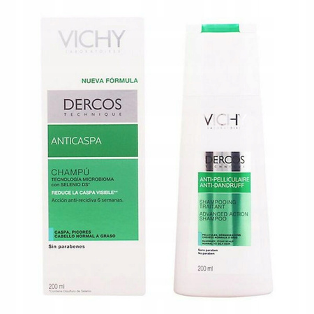 Vichy Dercos 200 ml anti-dandruff shampoo for oily hair