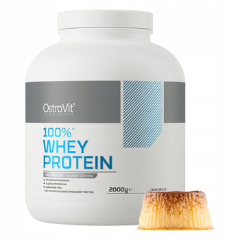 OstroVit 100% Whey Protein Concentrate WPC 80 2000 g Cream Brulee