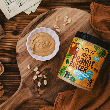 Peanut butter OstroVit 100% Peanut Cream 1000 g smooth 1000 g