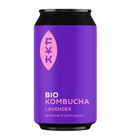 KOMBUCHA HERBATA ZIELONA Z LAWENDĄ BEZGLUTENOWA BIO 330 ml - FOREVER YOUNG 