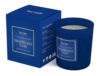 ŚWIECA SOJOWA ZAPACHOWA PREMIUM ŚWIĄTECZNY CZAS 210 ml - YOUR CANDLE