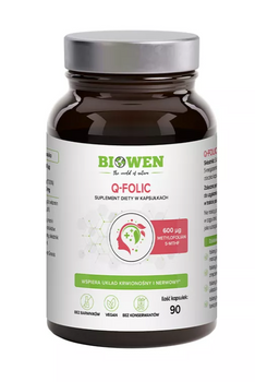 Q-FOLIC (600 ug) 90 KAPSUŁEK - BIOWEN