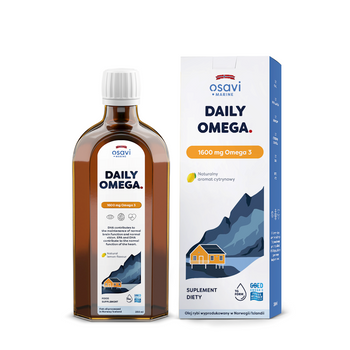 OMEGA-3 (1600 mg) O SMAKU CYTRYNOWYM 250 ml - OSAVI