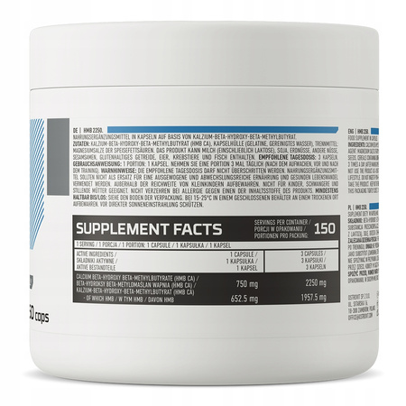 OstroVit HMB 2250 mg 150 capsules