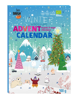 KALENDARZ ADWENTOWY (CZEKOLADKI BEZGLUTENOWE) BIO 100 g - ME GUSTO