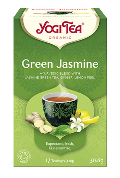 HERBATA ZIELONA JAŚMINOWA BIO (17 x 1,8 g) 30,6 g - YOGI TEA
